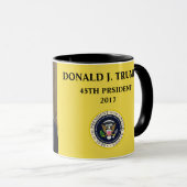 Tasse de portrait du Président Donald Trump (Devant droit)