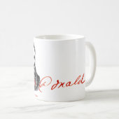 Tasse de Portrait-Signature de George MacDonald (Devant droit)