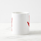 Tasse de pose de main de rock d'aujourd'hui rouge (Centre)
