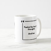 Tasse de positivité - alimentée par des pensées he (Devant droit)