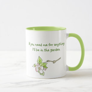 Tasse de pouce vert