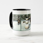 Tasse de poulain et de bonhomme de neige (Devant gauche)