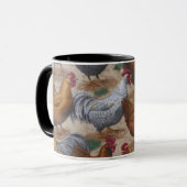 TASSE DE POULETS/COQS (Devant gauche)