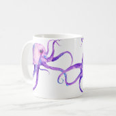 Tasse de poulpe d'aquarelle (Devant gauche)