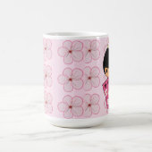 Tasse de poupée de Kawaii Kokeshi (Centre)