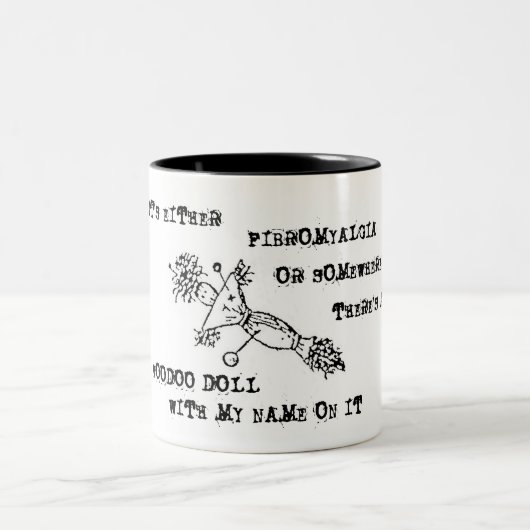 Tasse de poupée de vaudou de conscience de (Centre)