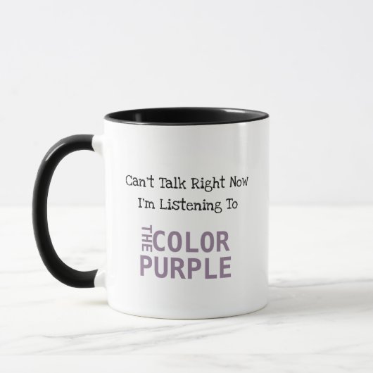 Tasse de pourpre de couleur (Gauche)