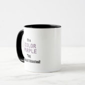 Tasse de pourpre de couleur (Devant gauche)