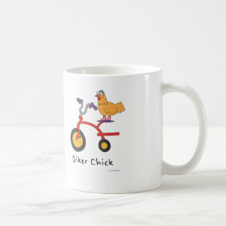 Tasse de poussin de cycliste