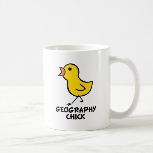 Tasse de poussin de géographie (Droite)
