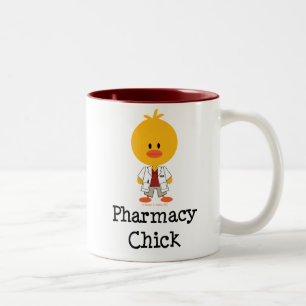Tasse de poussin de pharmacie