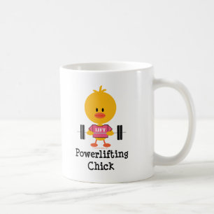 Tasse de poussin de Powerlifting