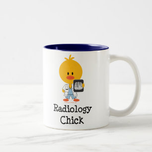 Tasse de poussin de radiologie