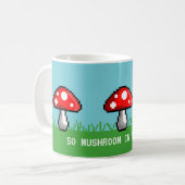 Tasse de pré de champignon de pixel (Devant gauche)