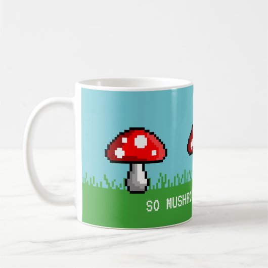 Tasse de pré de champignon de pixel (Gauche)