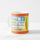 Tasse de prescription de café dans 7 styles ! (Devant gauche)