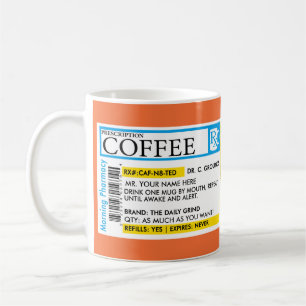 Tasse de prescription de café dans 7 styles !