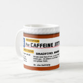 TASSE DE PRESCRIPTION DE CAFÉ - HUMOUR (Devant gauche)