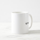 Tasse de prévision de travail drôle | Texte modifi (Devant droit)