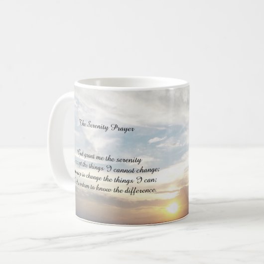 tasse de prière de sérénité (Devant gauche)