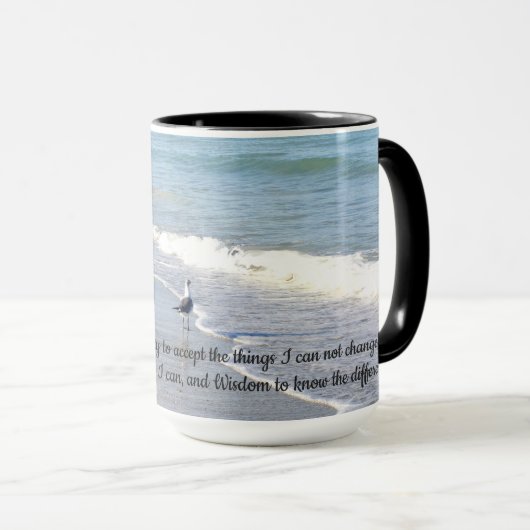 Tasse de prière de sérénité (Devant droit)