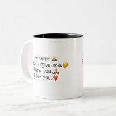 Tasse de prière d'oponopono de Ho (Devant gauche)