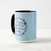 Tasse de prière du matin (Devant gauche)