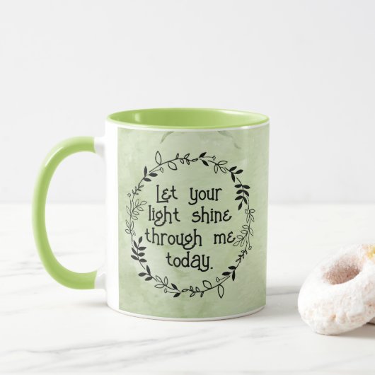 Tasse de prière du matin (Avec donut)
