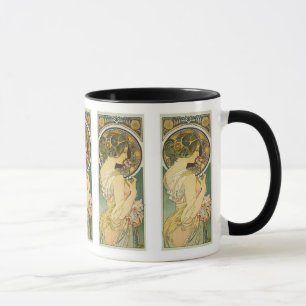Tasse de Primevere de La de ~ d'Alphonse Mucha