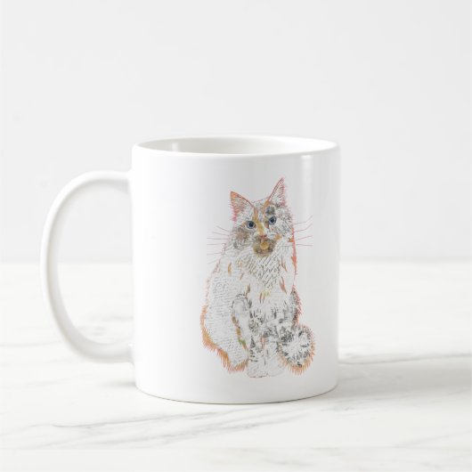 Tasse de prince Robin Cat Collage (Gauche)