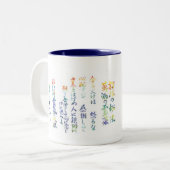 Tasse de principes de Reiki (Devant gauche)