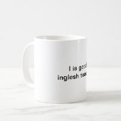 tasse de professeur d'Anglais (Devant gauche)