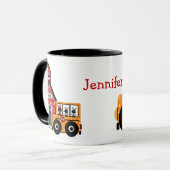 Tasse de professeur d'autobus scolaire de (Devant gauche)