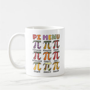 Tasse de professeur de mathématiques avec menu drô