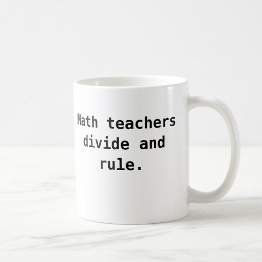 Tasse de professeur de maths - calembour drôle de (Droite)