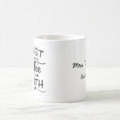 Tasse de professeur de maths - d'abord je bois du (Centre)