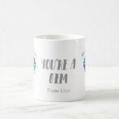 Tasse de professeur de Merci, vous êtes une gemme (Centre)