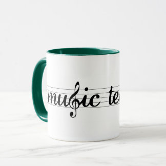 Tasse de professeur de musique
