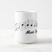 Tasse de professeur de musique personnalisable (Centre)