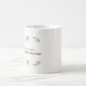 Tasse de professeur de retour | Cadeau de rentrée (Centre)