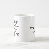 Tasse de professeur de Sciences - d'abord je bois (Centre)