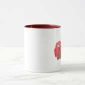 Tasse de professeur - hibou rouge au tableau (Centre)