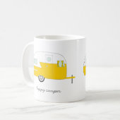 Tasse de profondément satisfait - jaune (Devant gauche)