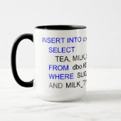 TASSE DE PROGRAMMATION DE THÉ DE SQL (Gauche)