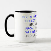 TASSE DE PROGRAMMATION DE THÉ DE SQL (Gauche)