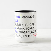 TASSE DE PROGRAMMATION DE THÉ DE SQL (Centre)