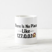 Tasse de programmeur drôle - Nulle part comme 127. (Centre)