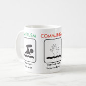 Tasse de Progressivism de communisme de (Devant gauche)