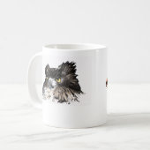 Tasse de projet de hibou des poissons de Blakiston (Devant gauche)
