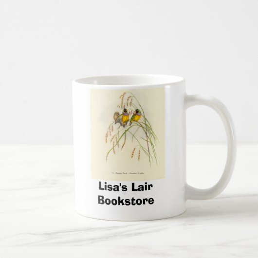 Tasse de promo de librairie de pinson de Gould - (Droite)